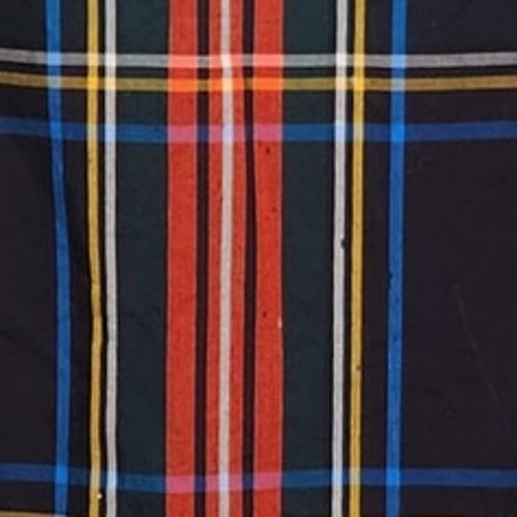 J.Crew Plaid Funnelneck Shirt in Stewart tartan with Jeweled Buttons Women's 4 - Picture 12 of 12